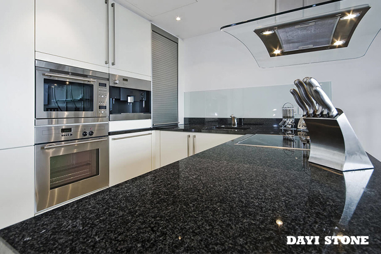 South African Black Granite Stone kitchen Top